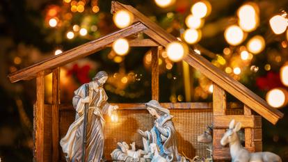 Les crèches de Noël sont beaucoup moins répandus que les sapins dans les copropriétés.