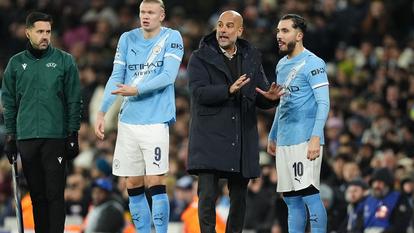 Cherki et Guardiola en Ligue des champions
