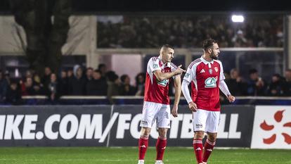 La mauvaise mine des Brestois.