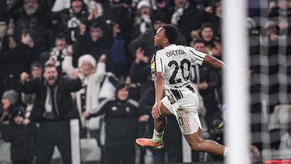 Lois Openda enfin buteur avec la Juventus Turin, face à Rome.