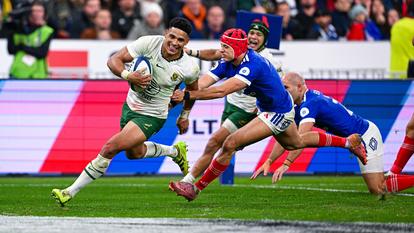 Sacha Feinberg-Mngomezulu, auteur d’un essai cet automne contre le XV de France.