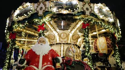 Le marché de Noël au jardin des Tuileries.