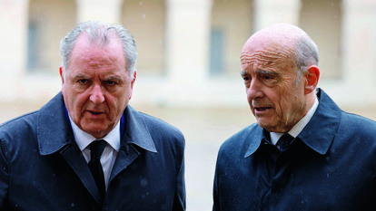 Richard Ferrand à gauche et Alain Juppé à droite.