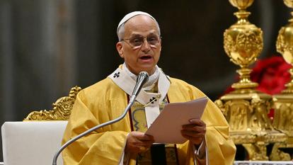 Le pape Léon XIV au Vatican, le 24 décembre 2025.