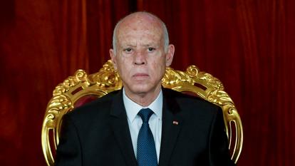 Le président tunisien Kaïs Saïed.