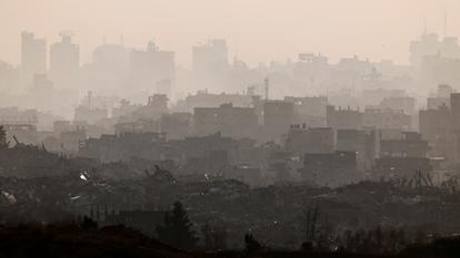 À Gaza.