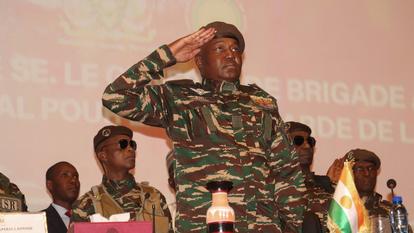 Le général Abdourahamane Tiani, président de la junte au Niger.