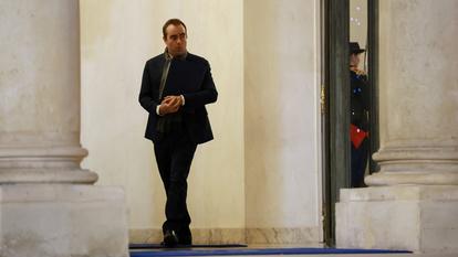 Le premier ministre, Sébastien Lecornu, à la sortie de l’Élysée.
