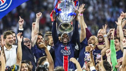 Ousmane Dembélé et le Paris SG le 31 mai dernier en finale de la Ligue des champions.