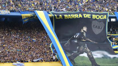 Le public de Buenos Aires et du club de Boca Juniors n’a pas oublié Diego Armando Maradona.