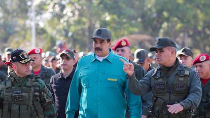 Le président vénézuélien Nicolás Maduro à Valence, au Venezuela, le 27 janvier 2019.