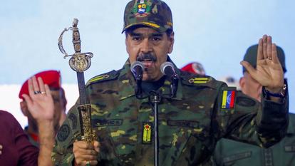Le président vénézuélien Maduro, à Caracas, le 25 novembre 2025.