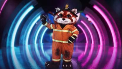 Le panda roux dans la version britannique de «Mask Singer» sur ITV.