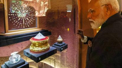 Dévoilés à New Delhi, les joyaux de Piprâwâ datent de 200 ans avant J.C..