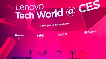 Lenovo a mené la conférence d’ouverture du CES depuis la Sphère, l’immense salle de spectacle de Las Vegas.