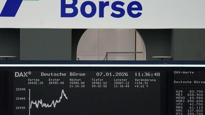 La Bourse de Francfort a atteint un record.