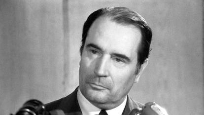 François Mitterrand en juin 1969.