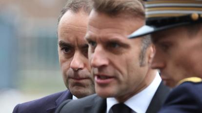 Emmanuel Macron et Sébastien Lecornu à Paris, pour les commémorations de l’armistice du 11 novembre 1918, à Paris, le 11 novembre 2025.