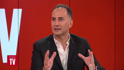 Jean Michel Karam sur le plateau du «Buzz TV».