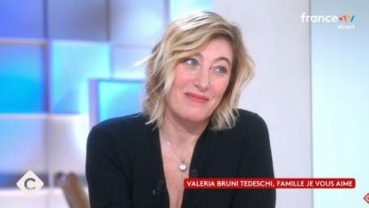 Valeria Bruni-Tedeschi dans «C à vous» sur France 5.
