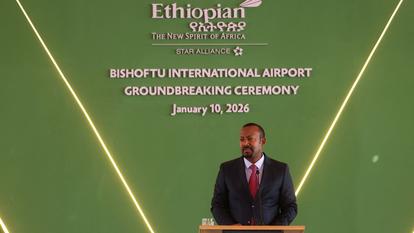 Le premier ministre Abiy Ahmed, en Éthiopie, le 10 janvier 2026.