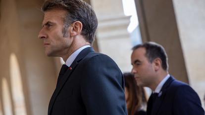 Emmanuel Macron et Sébastien Lecornu.