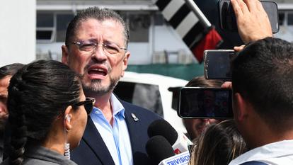 Le président du Costa Rica, Rodrigo Chaves.