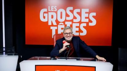 Laurent Ruquier sur le plateau des «Grosses têtes», sur RTL.