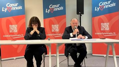 A view of the dense traffic congestion leading into the entrance of the Fourvière tunnel in Lyon, France.