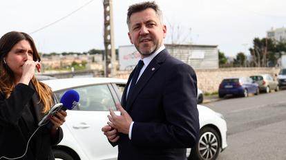 Franck Allisio, candidat du RN à la mairie de Marseille, le 5 avril 2025.