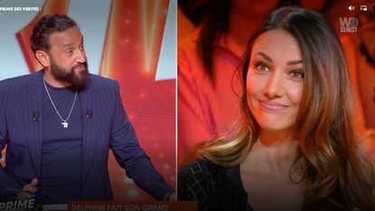 Cyril Hanouna et Delphine Wespiser.