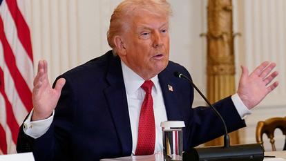 Donald Trump, vendredi, à la Maison-Blanche, à Washington.