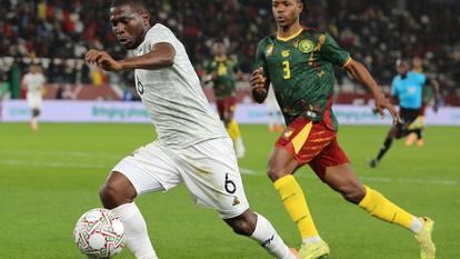 Match opposant l’Afrique du Sud et le Cameroun lors de la CAN à Rabat au Maroc le 4 janvier 2026.