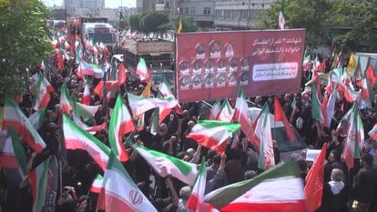 Une image des manifestations récentes, en Iran, dans «Enquête exclusive», sur M6, ce dimanche 18 janvier.
