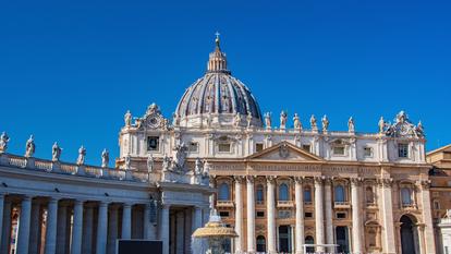 Une vue du Vatican.