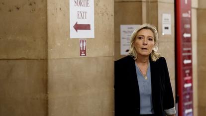 Marine Le Pen au palais de justice de Paris, le 20 janvier.