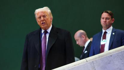 Donald Trump à Davos, jeudi.