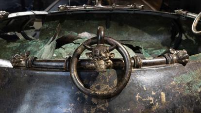 Exposition «Lavau, un prince celte au bord de la Seine », organisée au Musée d’art moderne de Troyes, le 22 janvier 2026.