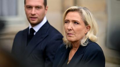 Jordan Bardella et Marine Le Pen, le 2 septembre 2025.