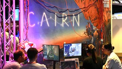 Le jeu Cairn, du studio français The Game Bakers. Le scénario et la direction artistique ont été confié à l’auteur de BD Mathieu Bablet.