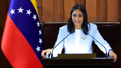 La présidente par intérim du Venezuela, Delcy Rodriguez, à Caracas, le 30 janvier 2026.