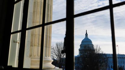 La coupole du Capitole des États-Unis à Washington, le 29 janvier 2026.