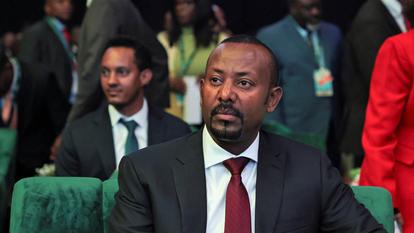 Le Premier ministre éthiopien Abiy Ahmed assiste au Deuxième Sommet africain sur le climat (ACS2) à Addis-Abeba, Éthiopie, le 8 septembre 2025.