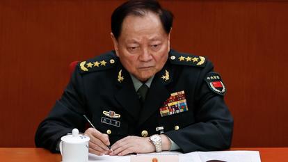 Zhang Youxia lors de la deuxième session plénière de l’Assemblée populaire nationale, à Pékin, le 8 mars 2025.