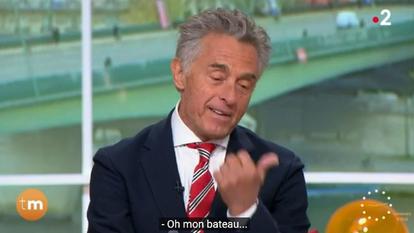 Gérard Holtz, il y a quelque temps, sur le plateau de «Télématin», où il évoquait l’idée de devenir un jour, maire de village.