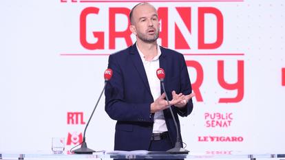 Le coordinateur de La France insoumise, Manuel Bompard, invité ce dimanche du « Grand Jury RTL-Le Figaro-M6-Public Sénat ».