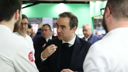 Sébastien Lecornu au Salon de l’agriculture, à Paris, le 24 février 2026.