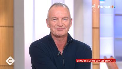 Sting dans «C à vous» sur France 5.