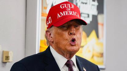 Le président américain Donald Trump à Corpus Christi, au Texas, aux États-Unis, le 27 février 2026.