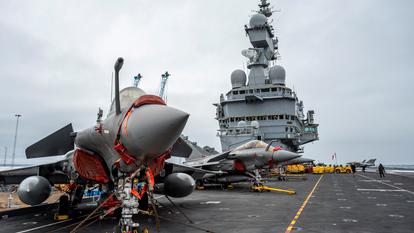 Le porte-avions Charles de Gaulle, le 26 février.